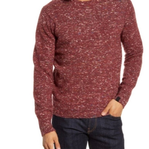 Rag & Bone Sweater Theon Crewneck Classic Fit Pullover Speckled  Wool NWT - Picture 4 of 13